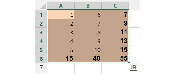 There you go! Imagine how much time you could save if you have 50 columns and 1,000 rows