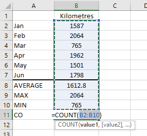 Figure 06: The COUNT Function