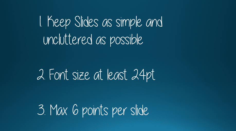 PP 09 09 simple Tip #5: keep it simple & clear