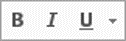 Bold italic underline Bold italic underline