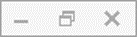 The 3 standard Windows icons The 3 standard Windows icons