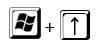 Press the Windows key and Up arrow key to maximise the screen Press the Windows key and Up arrow key to maximise the screen