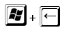 Press the Windows key and Left arrow key to resize and lock the Word window to the left half of the screen