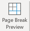 Page Break Preview icon: Previewing & changing the page break positions Page Break Preview icon: Previewing & changing the page break positions
