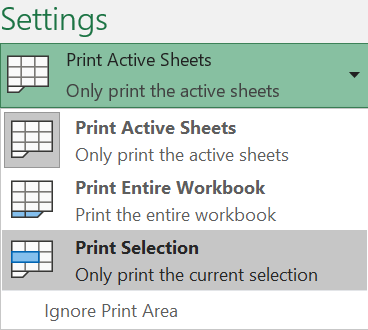 How to print particular cells, worksheets or the whole caboodle How to print particular cells, worksheets or the whole caboodle
