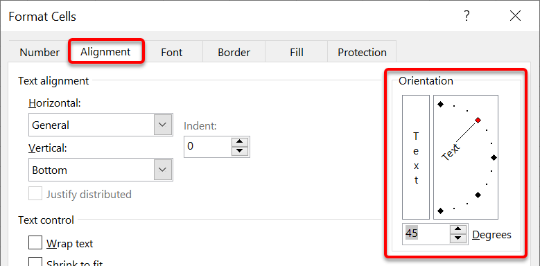 Format a spreadsheet: Rotate the content inside a cell Format a spreadsheet: Rotate the content inside a cell
