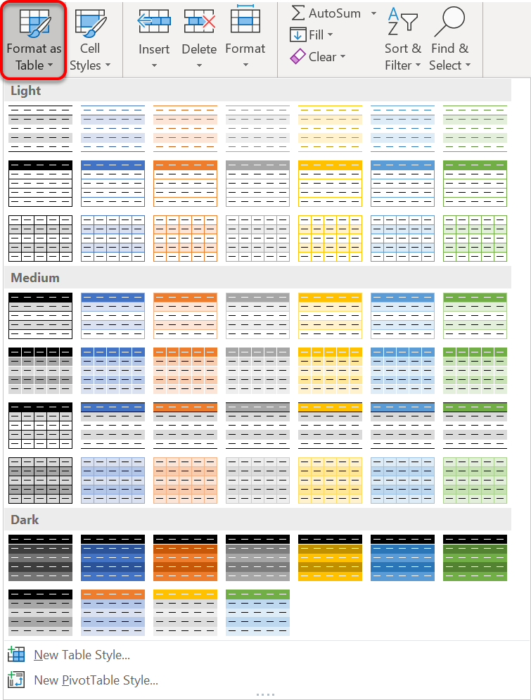 Using the format-as-table tool gives you perfectly formatted tables in just two clicks. Don't waster your time formatting your own tables. It's not worth it. Using the format-as-table tool gives you perfectly formatted tables in just two clicks. Don't waster your time formatting your own tables. It's not worth it.