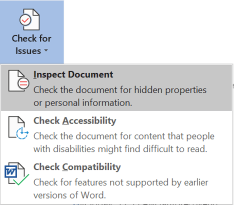 w2-01 19 checking isssues Inspecting a document for flaws and issues