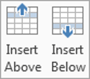 How to insert an extra row into a table in Word