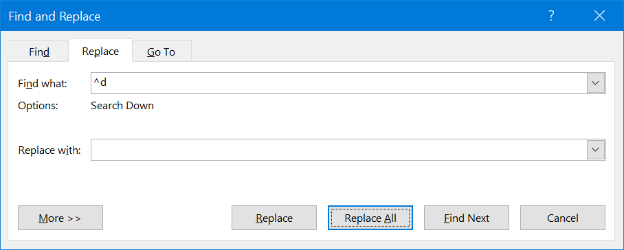 Remove field codes from a document Remove field codes from a document
